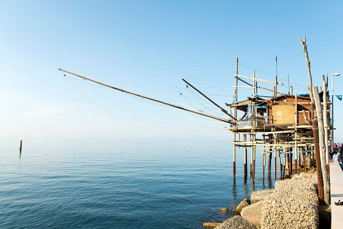 Trabocco bei St. Vito an der Adriaküste