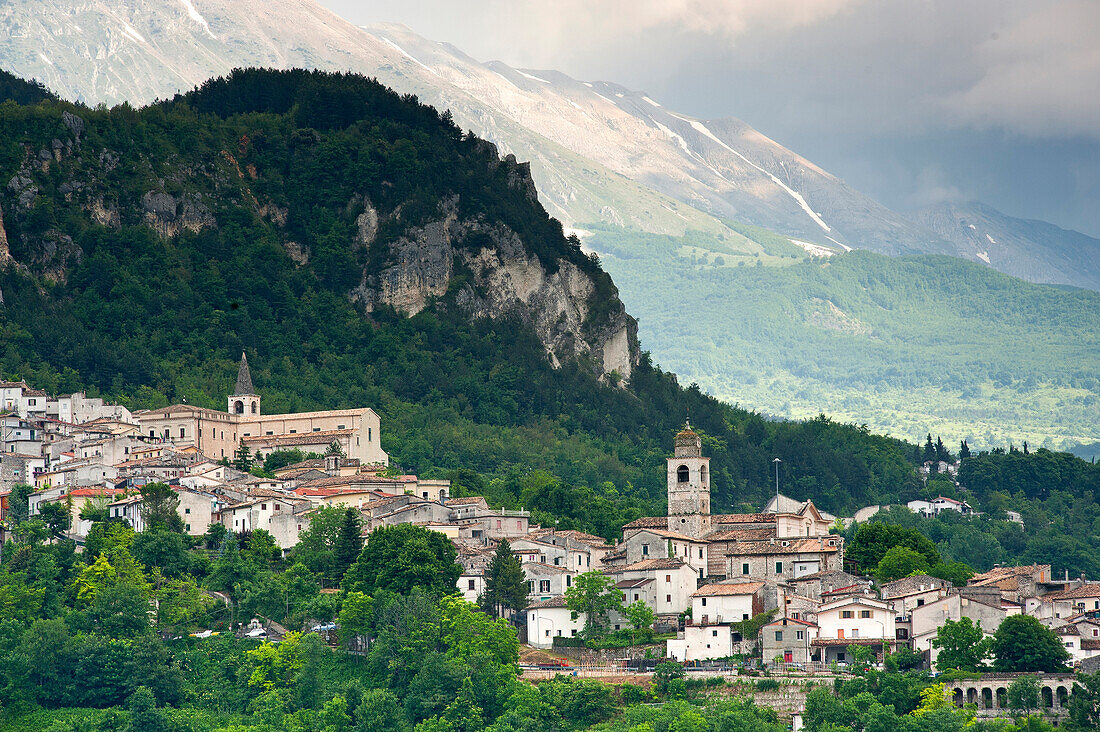 The spa town of Caramanico Terme in the Majella NP