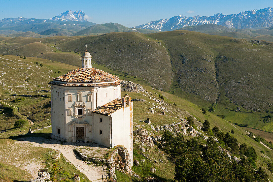 The Transhumanz church Santa Maria della Pieta in the Gran Sasso NP