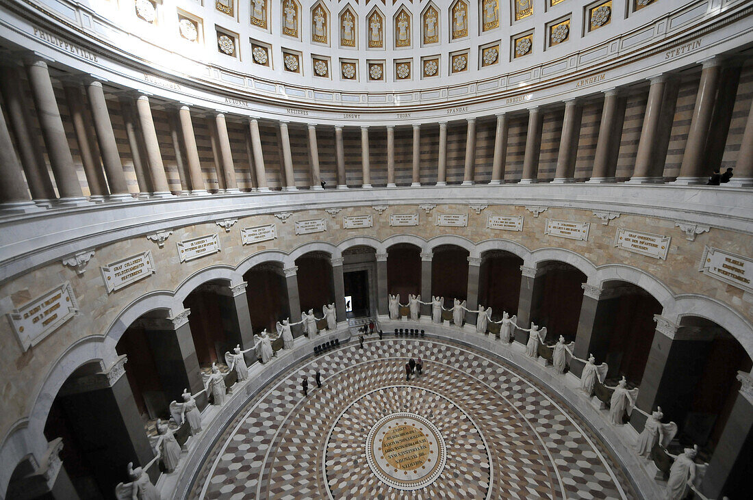 in der Befreiungshalle über Kelheim an der Donau, bei Regensburg, Ost-Bayern, Deutschland