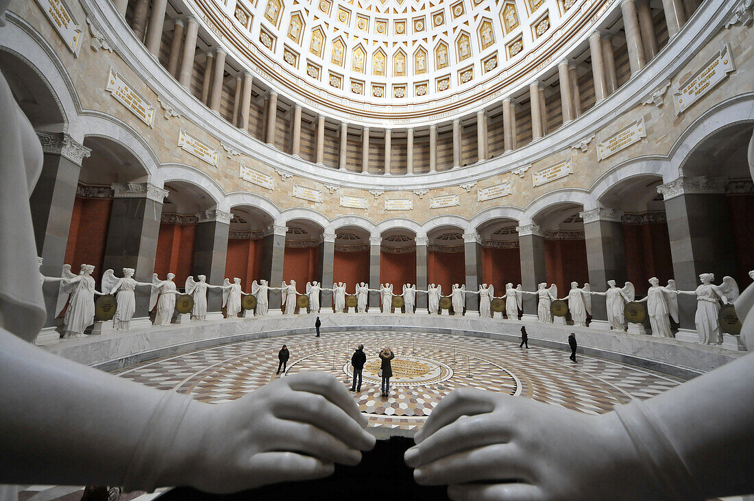 in der Befreiungshalle über Kelheim an der Donau, bei Regensburg, Ost-Bayern, Deutschland