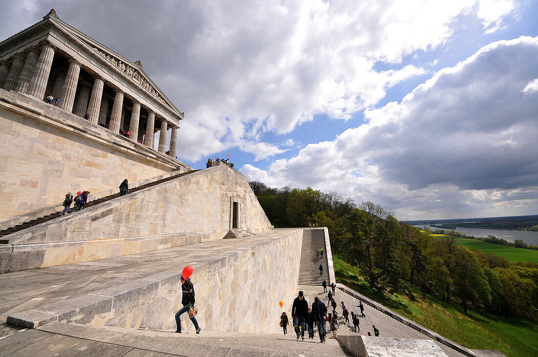 Walhalla near Regensburg, East Bavaria, Germany