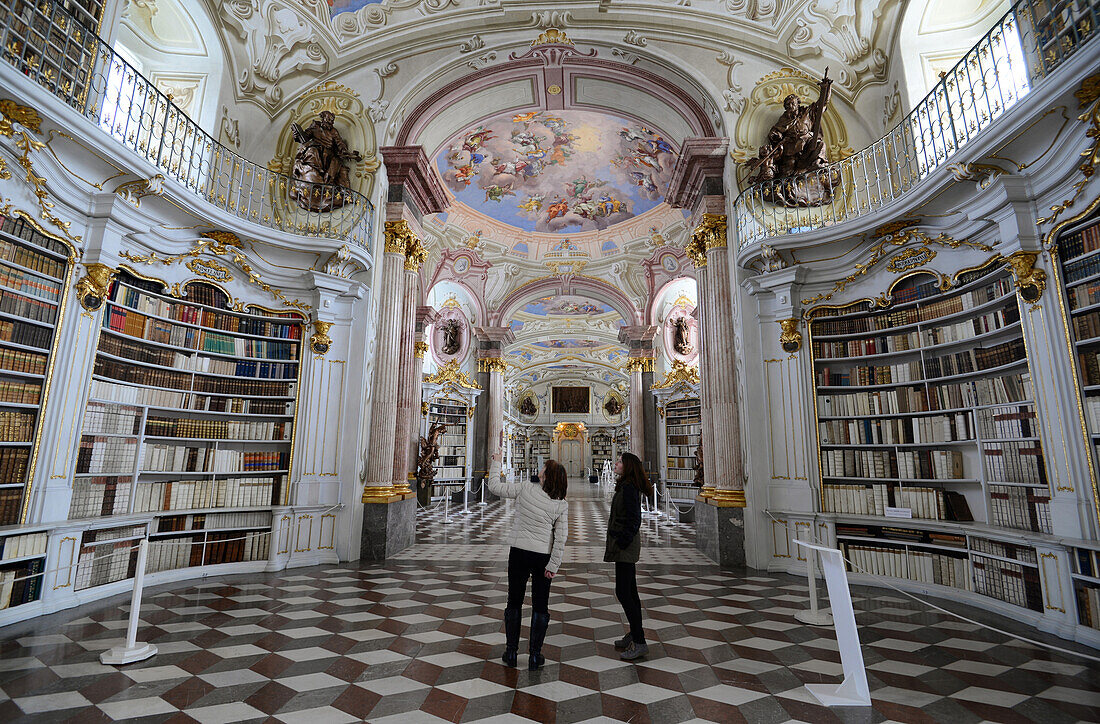 Bibliothek des Klosterstift Admont, Ennstal, Nord-  Steiermark, Österreich