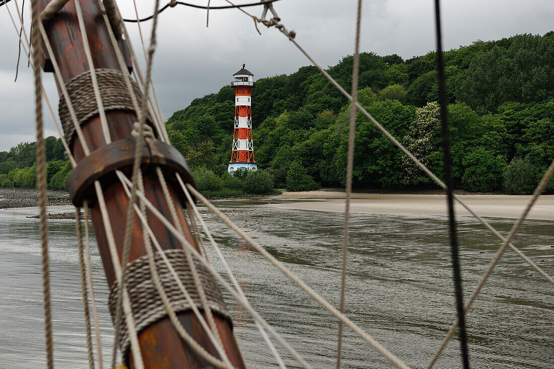 Lighthouse at Wittenberge, Blankenese, Hamburg