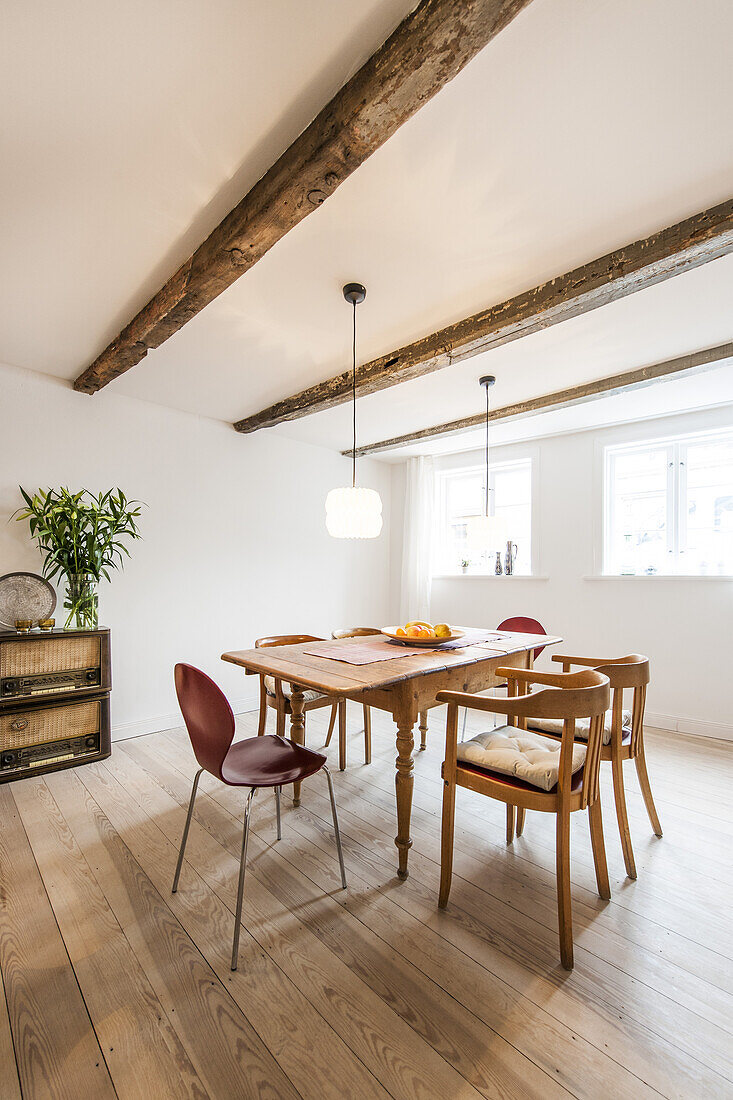 renovated half-timbered house and old fisherman's house in Finkenwerder near Hamburg, Hamburg, north Germany, Germany