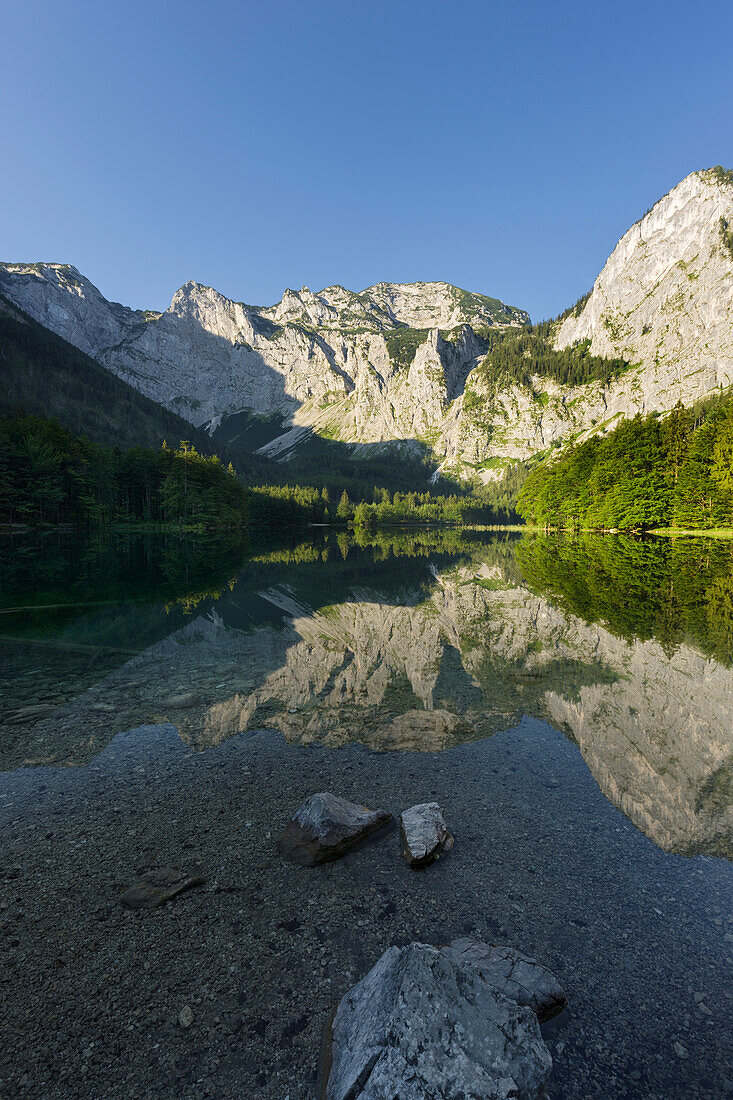 Hinterer Langbathsee, Salzkammergut, Oberösterreich, Österreich