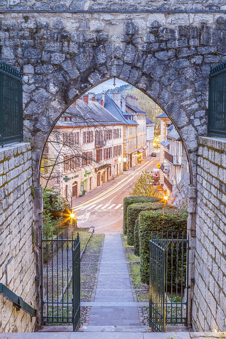 Portail de Saint Dominique, Le Château des Ducs de Savoie, Chambery, Savoie, Rhône-Alpes, France.