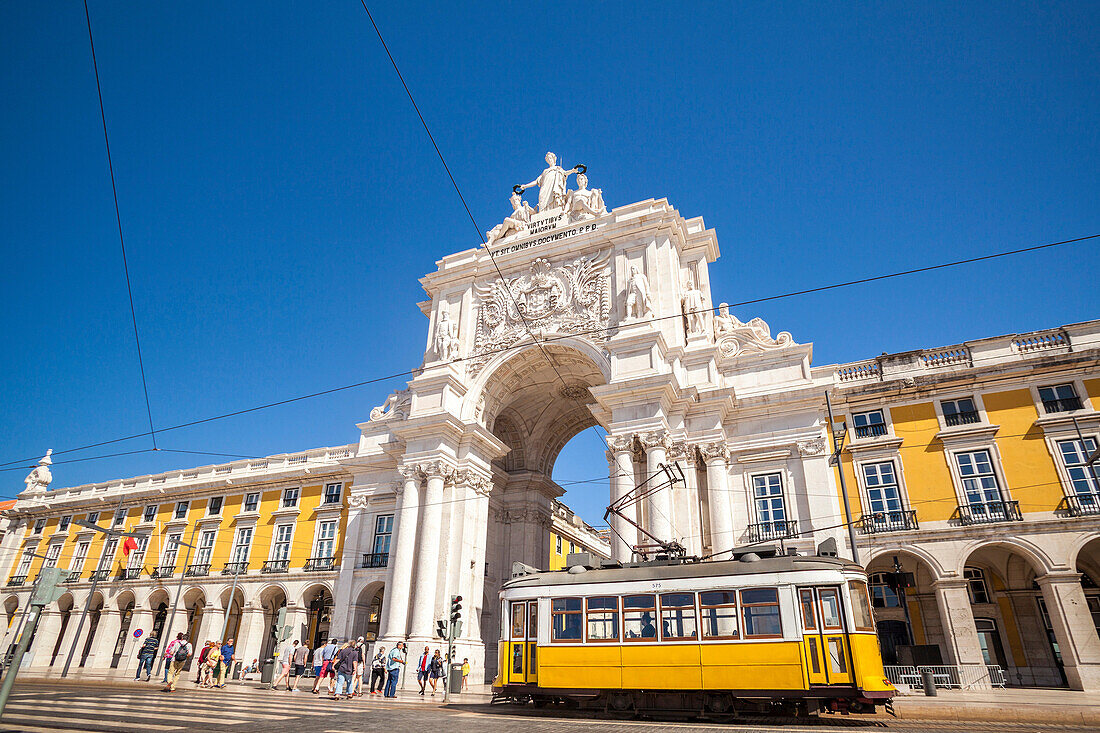 Praça do Comércio, Lisbon, Portugal.