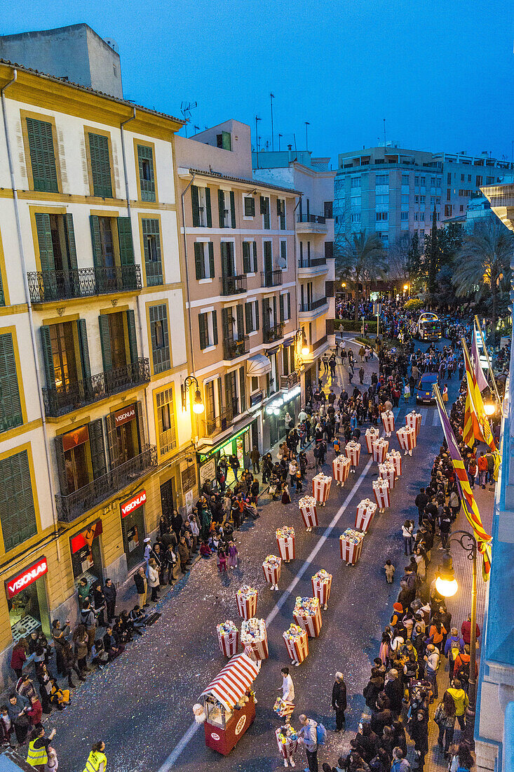 Sa Rua, carnival, Palma, Mallorca, Balearic Islands, Spain.