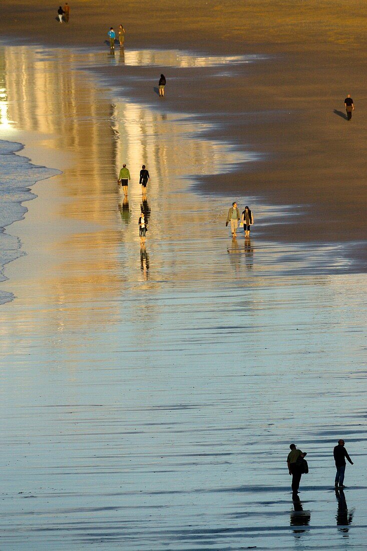 Spanien,Baskenland, Guipuzcoa, San Sebastian, Playa de la Concha