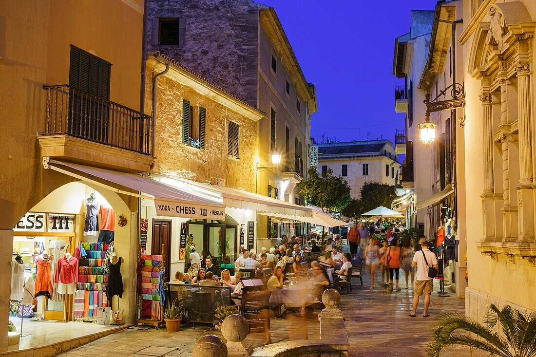 restaurantes del centro, Alcudia,islas baleares, Spanien