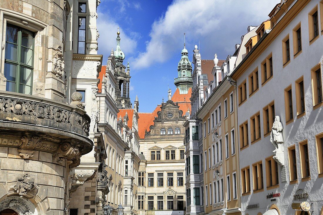 Old Town Skyline, Saxony, Dresden, Germany