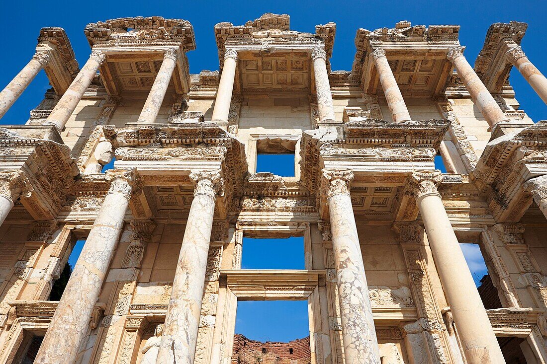 Celsus Library. Ephesus Archaeological Site, Izmir province, Turkey.