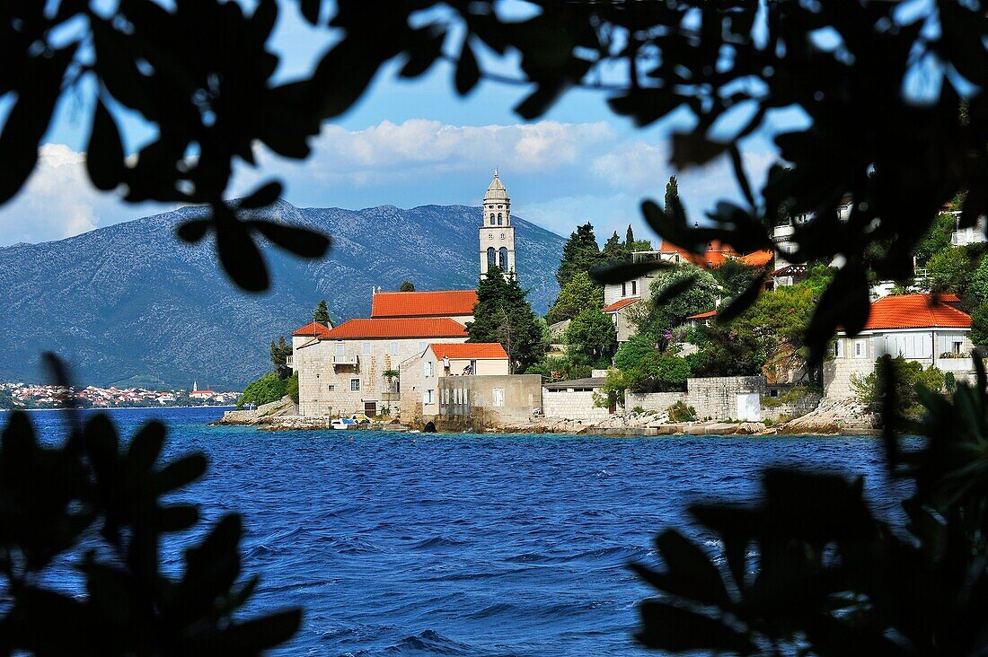 Zrnovska banja, village on the north coast of Korcula island, Croatia, Southeast Europe.