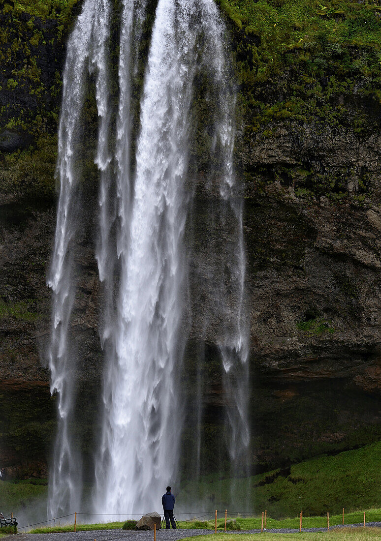 Seljalandsfoss waterfall, Iceland.