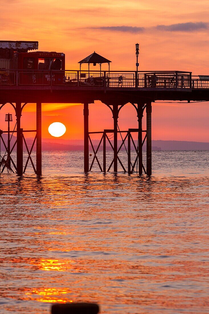 The historic pier at Teignmouth, Devon, England, United Kingdom, Europe.