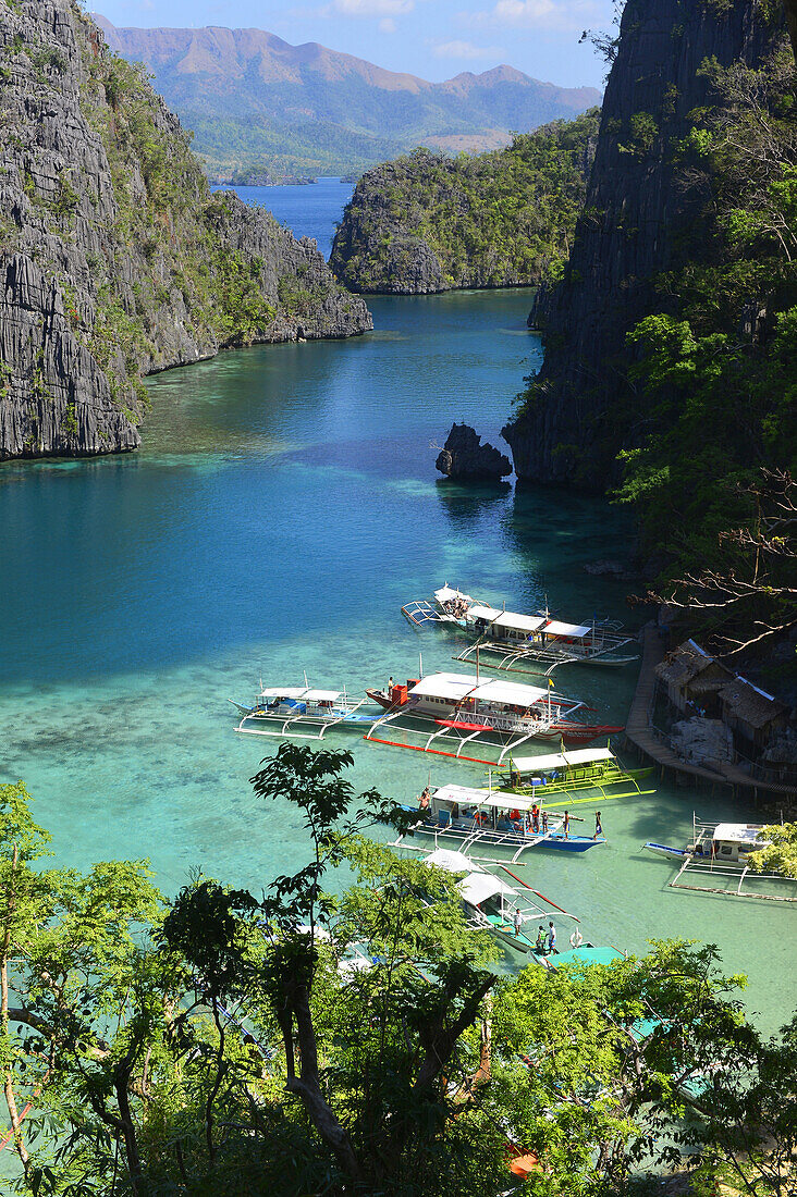 Calamian archipelago in Coron island, Philippines,South East Asia.