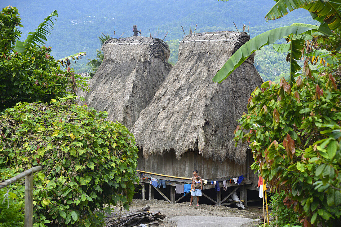 Gurusina traditional village, Bajawa, Flores island, Indonesia, South East Asia.