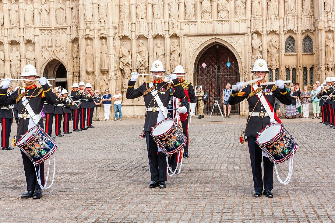 Armed Forces Day Celebrations at the Exeter Cathedral, Exeter, Devon, United Kingdom, Europe, 21rd June, 2014.