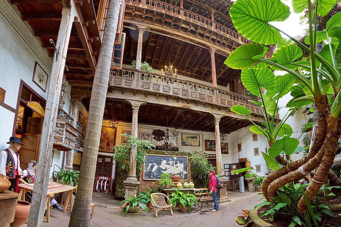 Casa de los Balcones, La Orotava, Tenerife, Canary Islands, Spain.