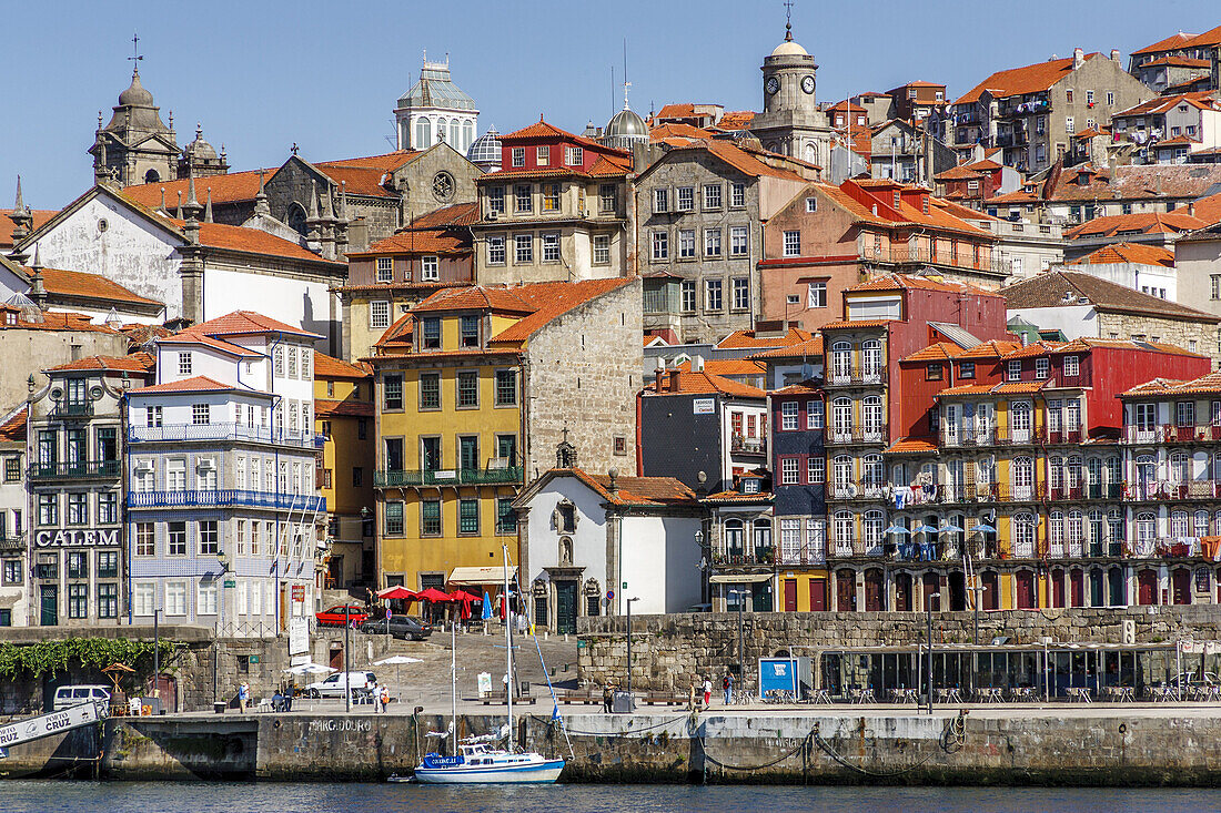 Ribeira Houses, Ribeira District, Porto, Portugal.