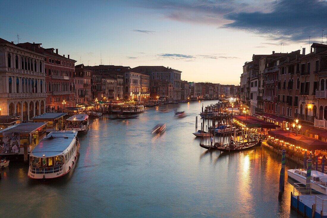 Grand Canal, Venice, Veneto, Italy.