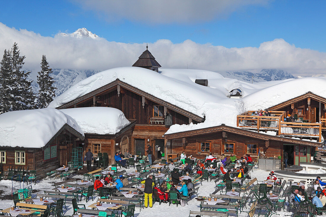 Mittelstation Alte Schmiede der Asitzbahn, Leogang, Pinzgau, Salzburger Land