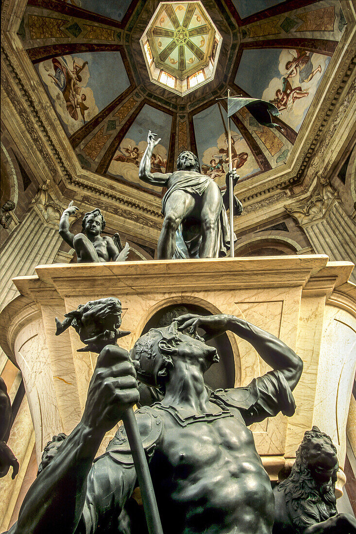 Fürstliches Mausoleum, Grabmal, Auferstehung Christi, Manierismus, Fürsten Ernst, Stadthagen, Schaumberg, Niedersachsen, Deutschland