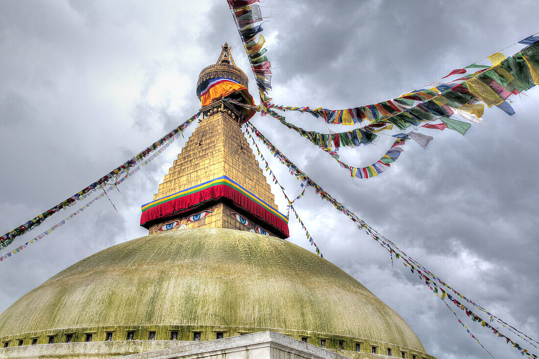 Boudhanath stupa, Kathmandu, Nepal. – License image – 71100386 lookphotos