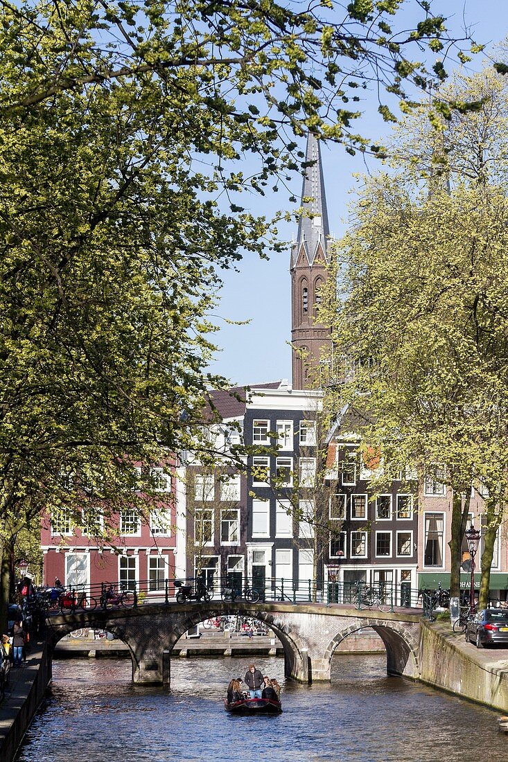 Leidsegracht, Amsterdam, Holland.