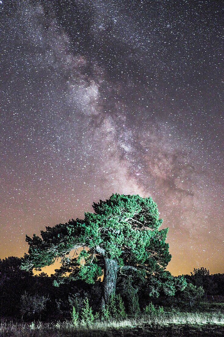 Milky way in Gudar-Javalambre area. Teruel. Aragón.