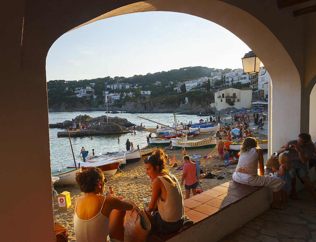 Calella de Palafrugell, Palafrugell. Costa Brava, Gerona. Catalonia, Spain, Europe.