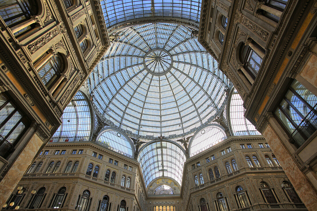 Galleria Umberto I in Naples, Italy.