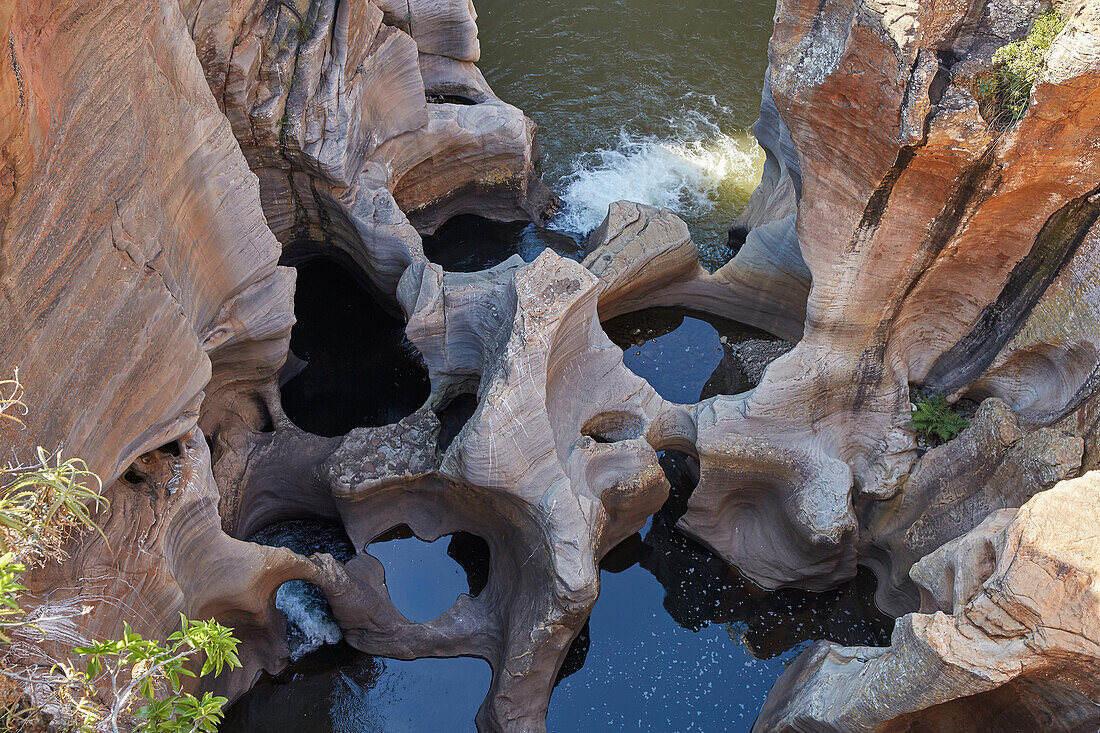 Bourke's Luck Potholes, Blyde River Canyon Nature Reserve, nördliche Drakensberge, Südafrika