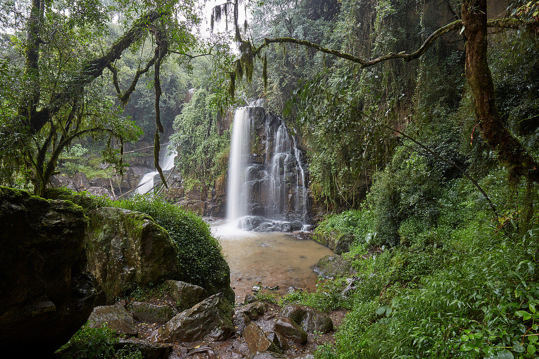 Horse shoe waterfall in Blyde River Canyon, Drakensberge, South Africa, Africa