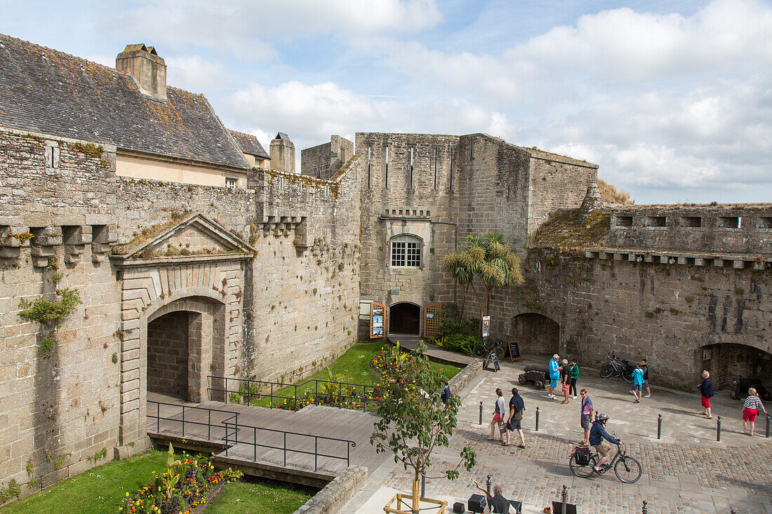 Altstadt Concarneau, Festungsinsel, Stadttor, Finistère, Bretagne, Frankreich