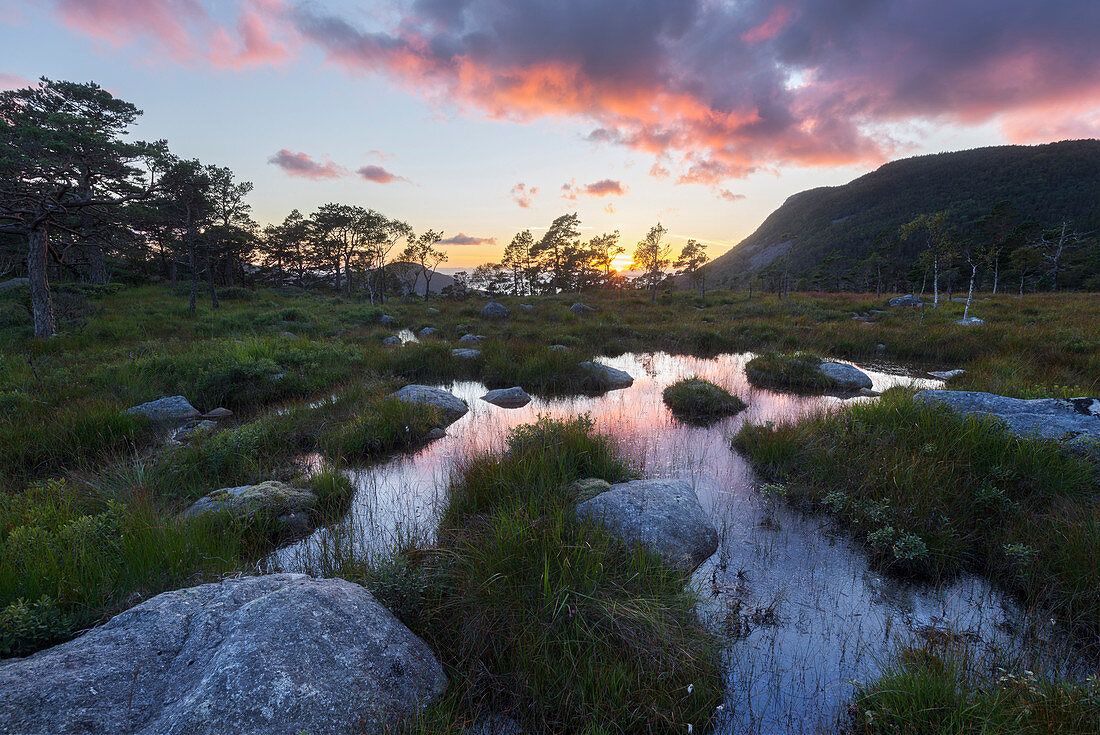 Tverrdalsbekken, Lysefjord, Rogaland, Norwegen