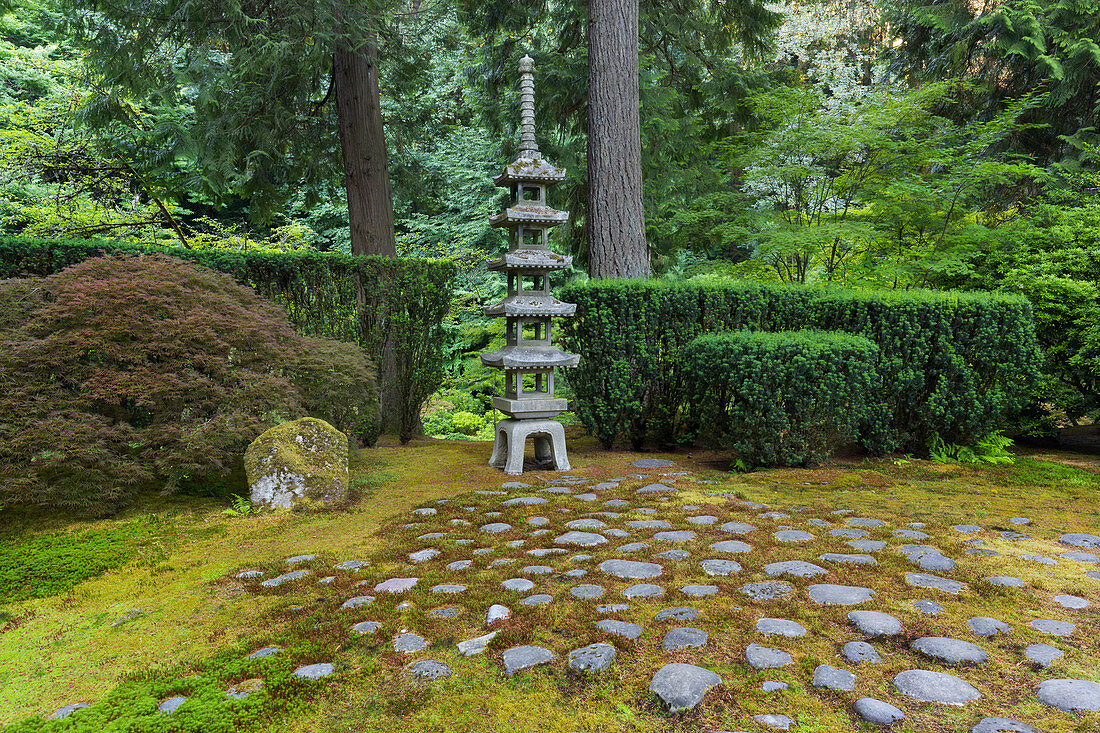 Japanischer Garten, Portland, Oregon, USA