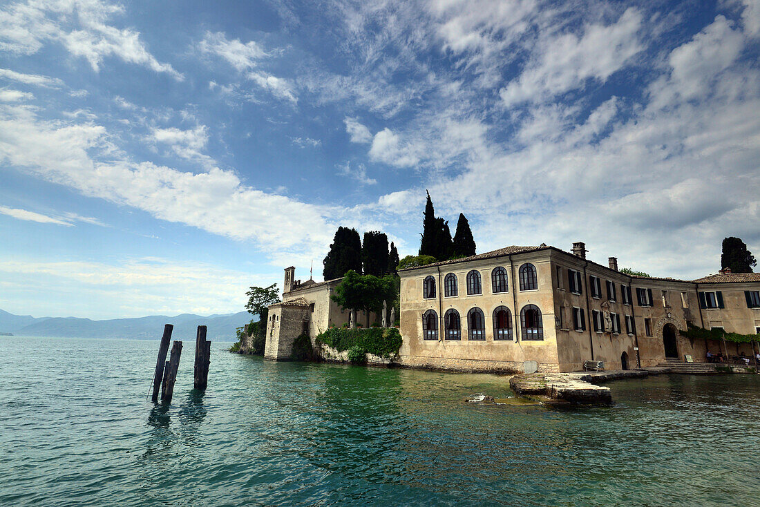 at Punta San Vigilio, eastern shore, lake Garda, Veneto, Italy