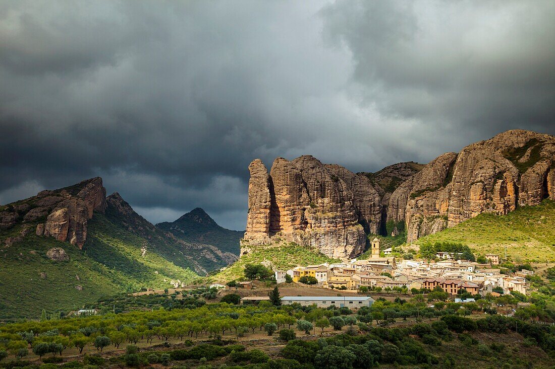 Mallos de Aguero, Huesca, Aragon, Spain.