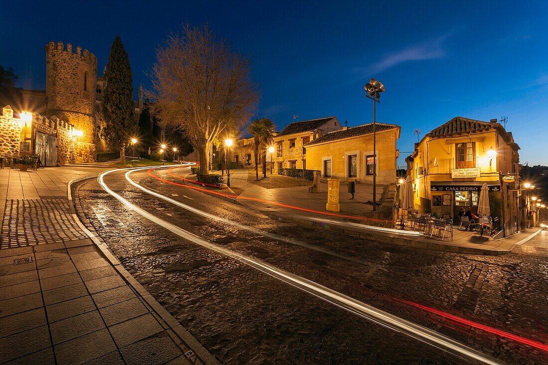 Dusk in Toledo old town, Castilla-La Mancha, Spain.