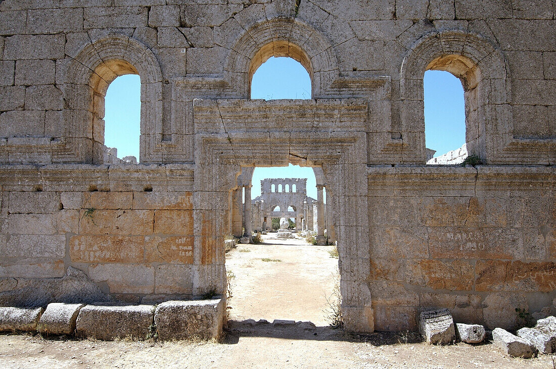 Ruins of the Church of Saint Simeon Stylites, Syria.