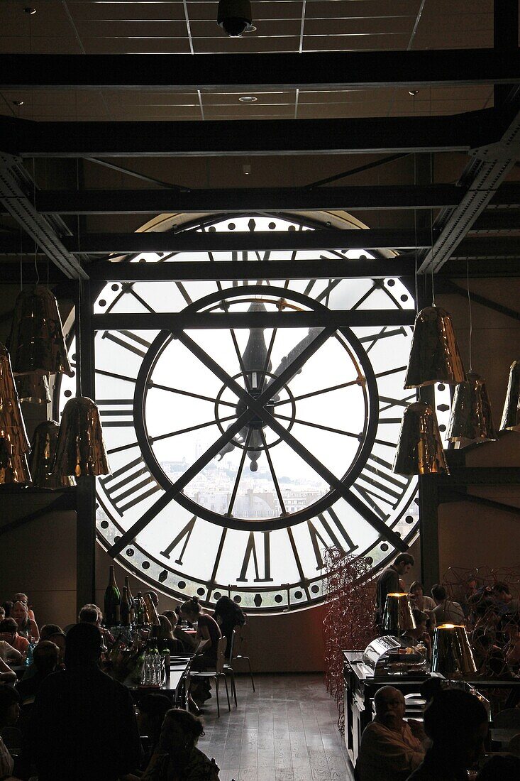 Cafe and Clock, Musée d´Orsay, Paris, France