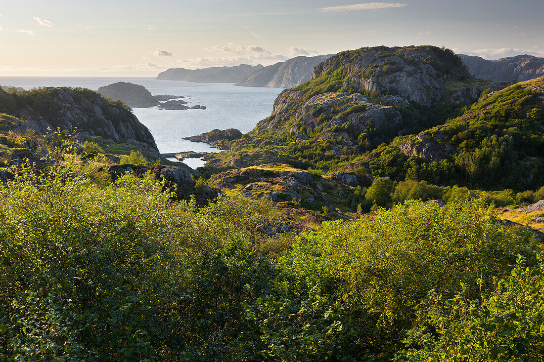 Küste bei Kirkehamm, Vest Agder, Norwegen
