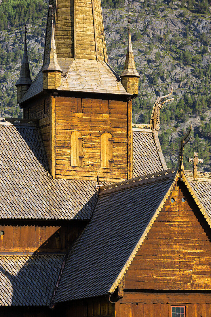 Lom Stabkirche, Ottadalen, Oppland, Norwegen