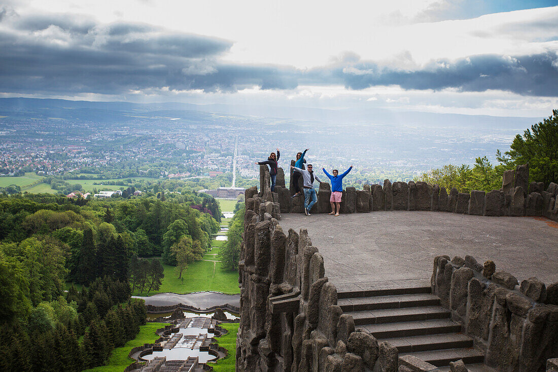 'NoneThe view atop the Hercules monument; Kassel, Germany'