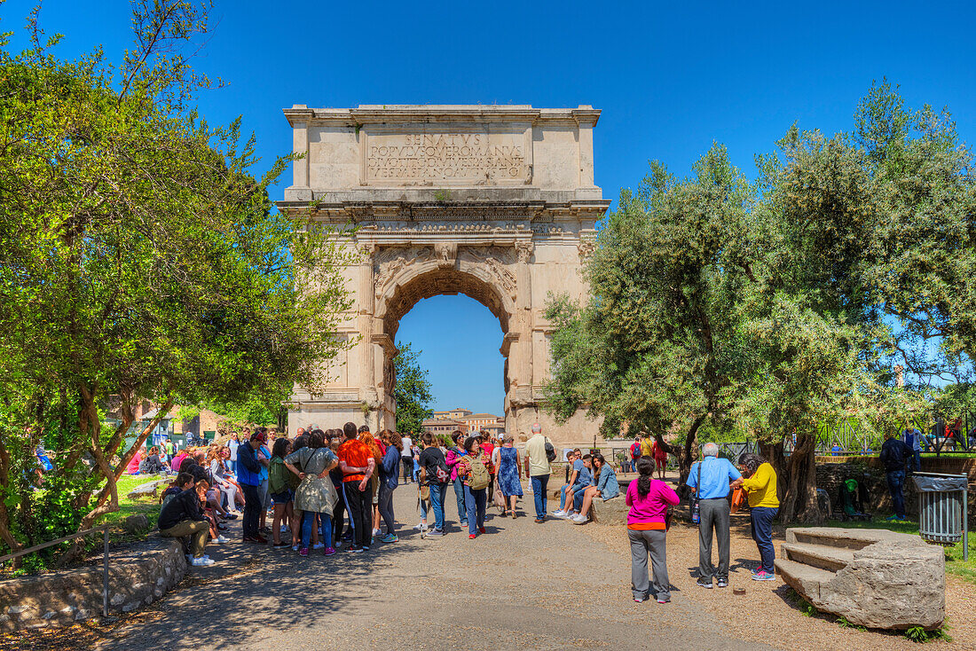 Arch of Titus, Forum Romanum, Rome, Latium, Italy