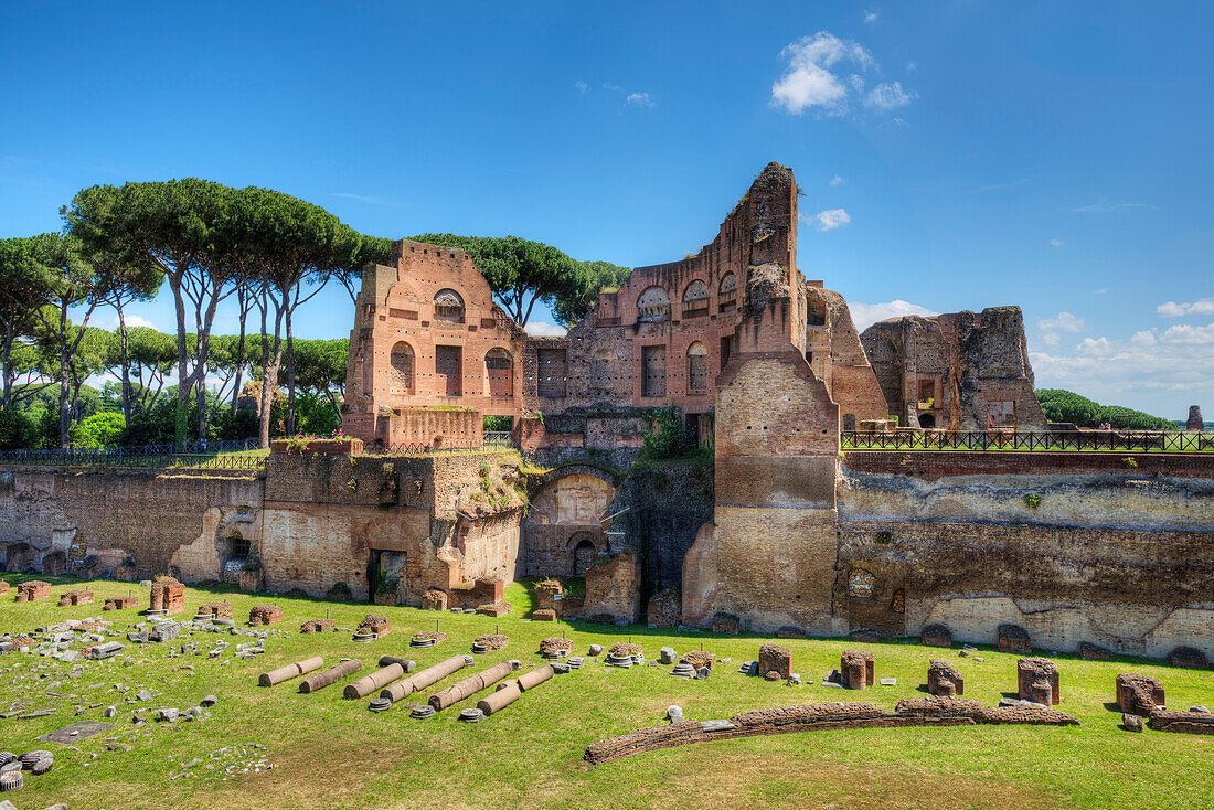Stadion Domitians, Palatin, Forum Romanum, Rom, Latium, Italien