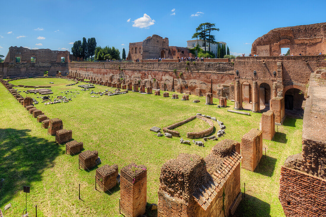 Stadion Domitians, Palatin, Forum Romanum, Rom, Latium, Italien