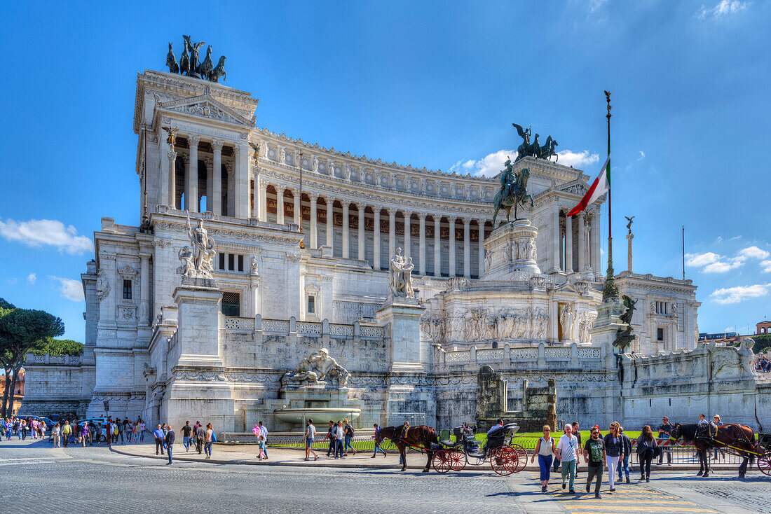 Monumento Nazionale a Vittorio Emanuele II, Rom, Latium, Italien